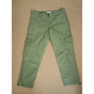 SANCTUARY GREEN CARGO CROP PANTS Adjustable‎ Waist WOMEN'S SIZE 28